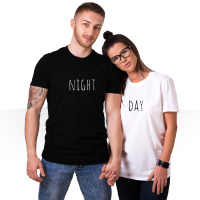 خرید ست تی شرت مردانه و زنانه Night-Day